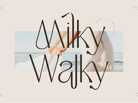 Milky Walky font