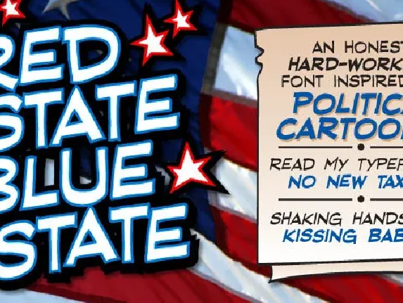 RedStateBlueState BB font