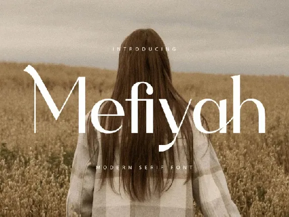 Mefiyah font