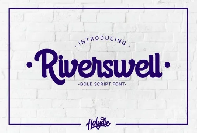 Riverswell font