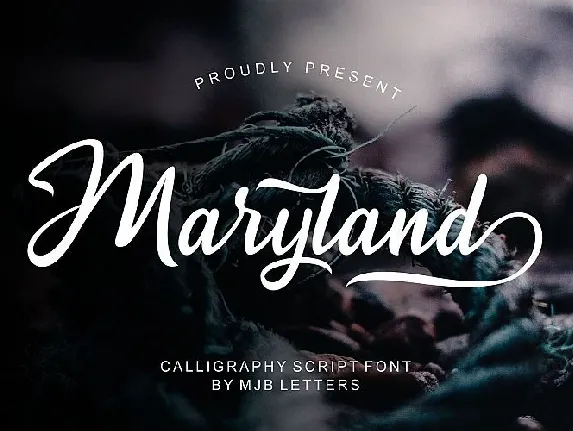 Maryland Calligraphy font