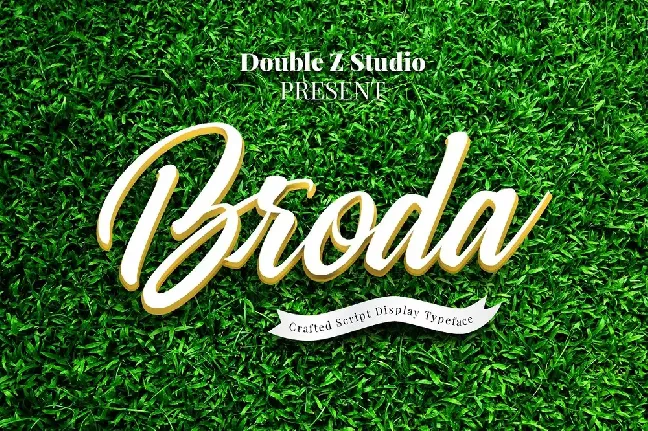 Broda Script font