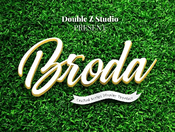 Broda Script font