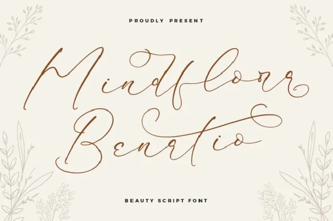 Mindflora Benatio font