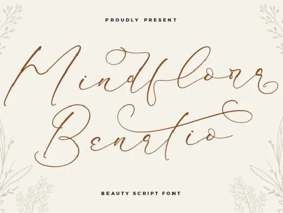 Mindflora Benatio font