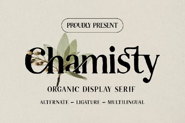 Chamisty Demo font