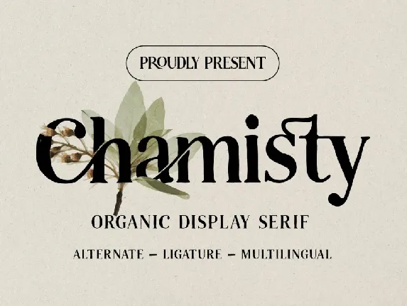 Chamisty Demo font