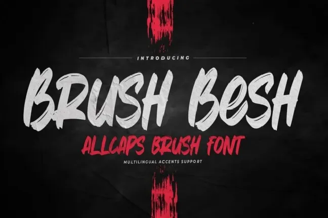 Brush Besh font