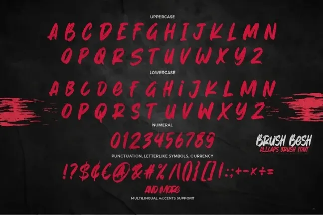 Brush Besh font