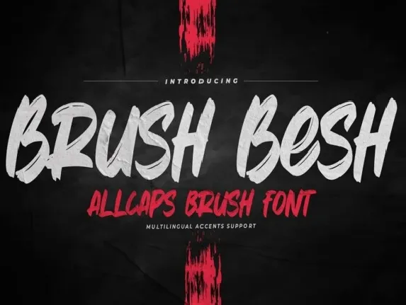 Brush Besh font