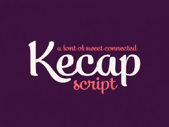 Kecap Script font