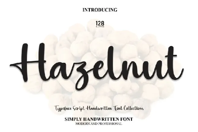 Hazelnut Script font