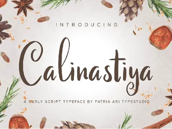 Calinastiya font