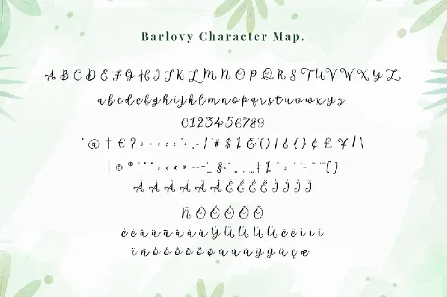 Demo Barlovy font