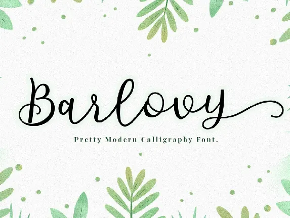 Demo Barlovy font