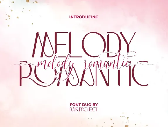 Melody Romantic Demo font