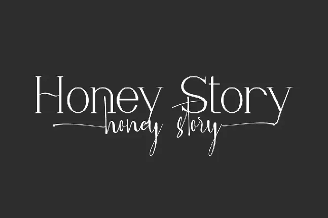 Honey Story Demo font