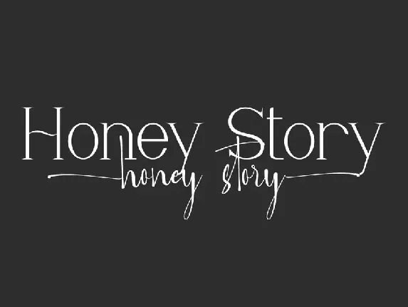 Honey Story Demo font