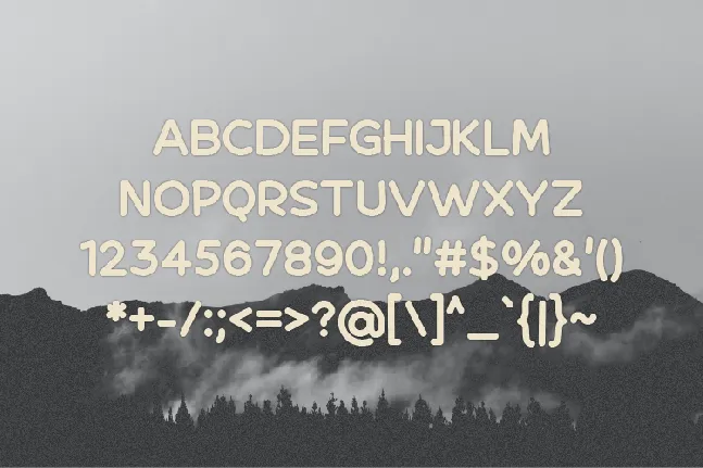 Coverhaze font