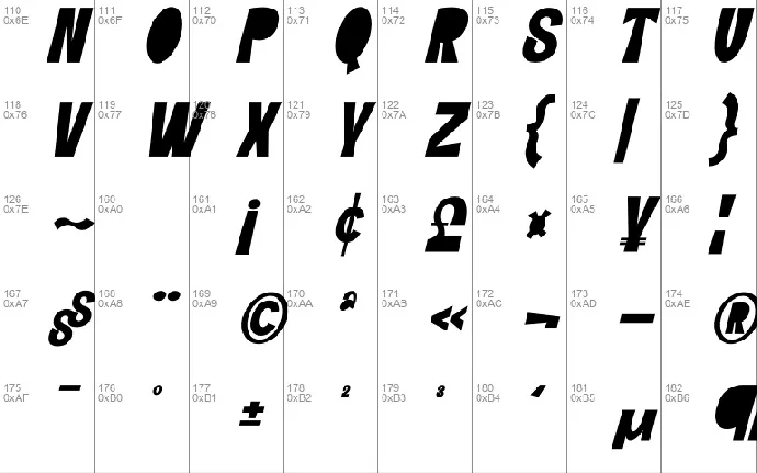 Moklan font