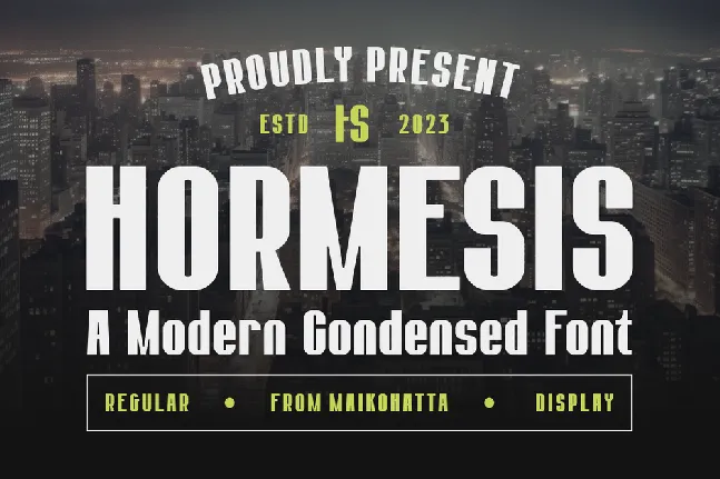 HORMESIS font