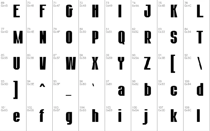 HORMESIS font