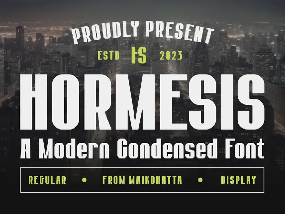 HORMESIS font