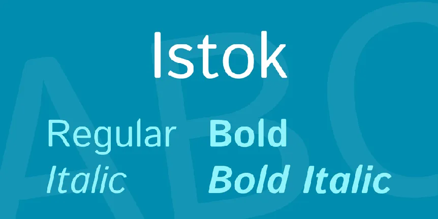 Istok font