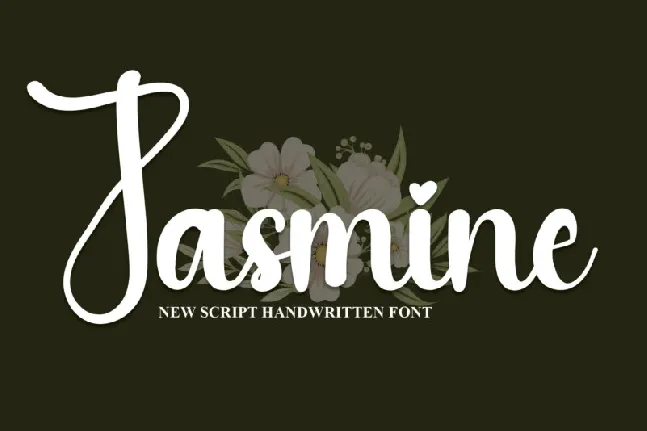 Jasmine Script Typeface font