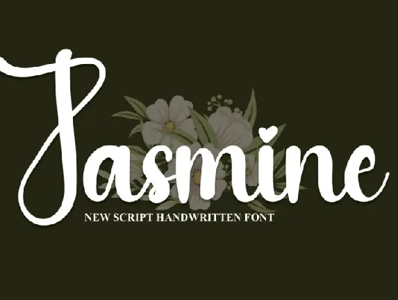 Jasmine Script Typeface font