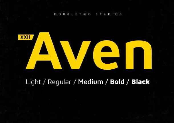 XXII Aven Family font