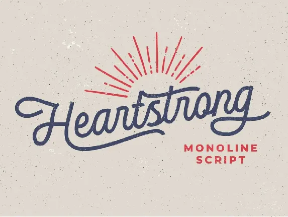 Heartstrong font