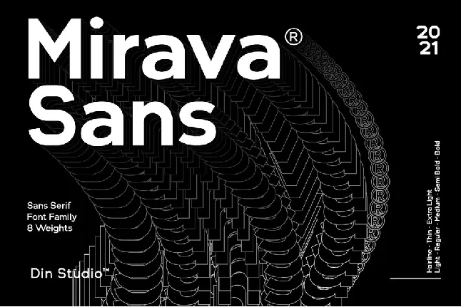 Mirava Sans font