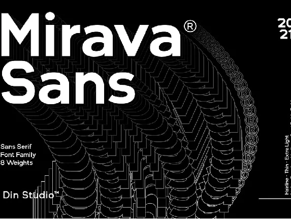 Mirava Sans font