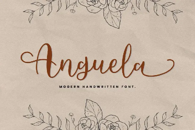 Demo Anguela font