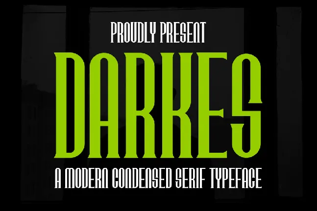 DARKES font