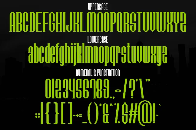 DARKES font