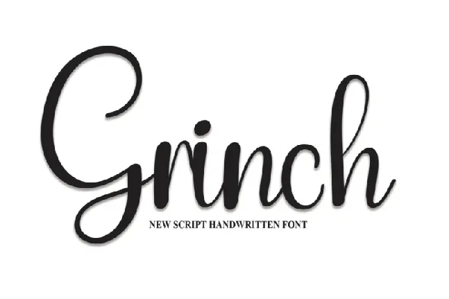 Grinch Script font