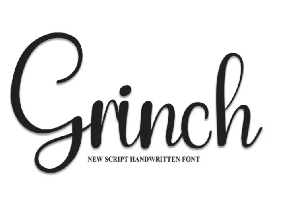 Grinch Script font