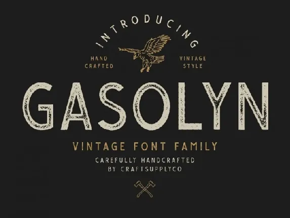 Gasolyn font