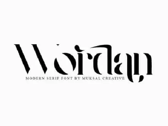 Wordan Serif font