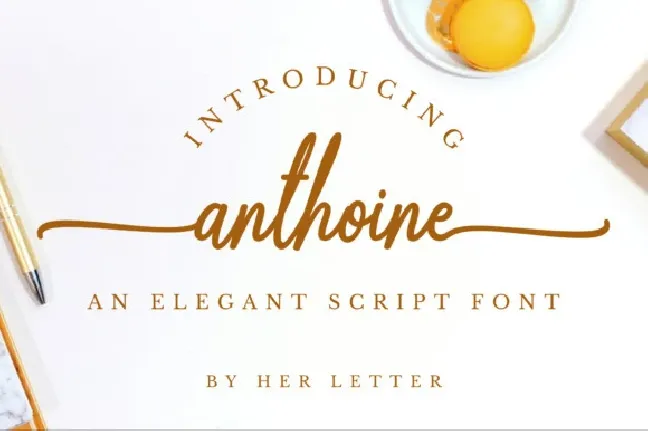 Anthoine Handwritten font