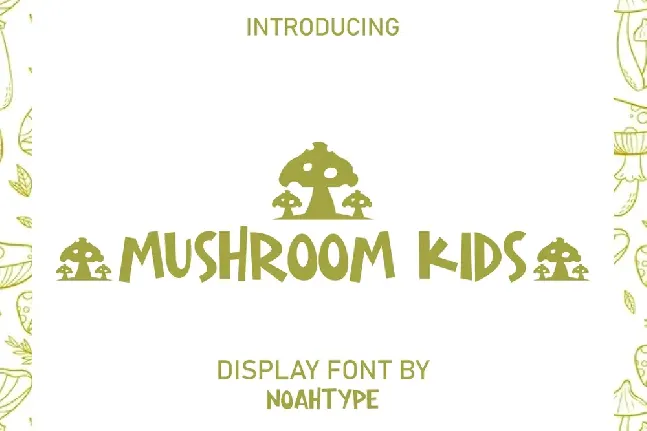 Mushroom Kids Demo font