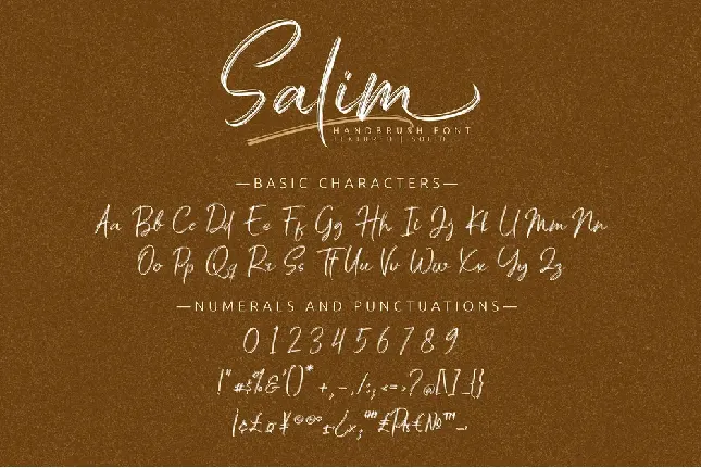 Salim font