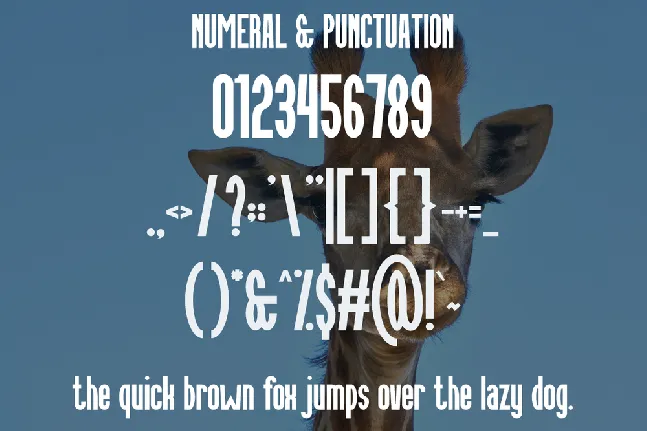 GIRAFL font