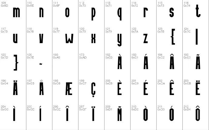 GIRAFL font