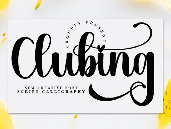 Clubing font