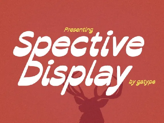 Spective Display font