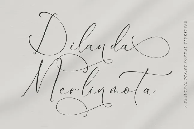 Dilanda Merlinmota font