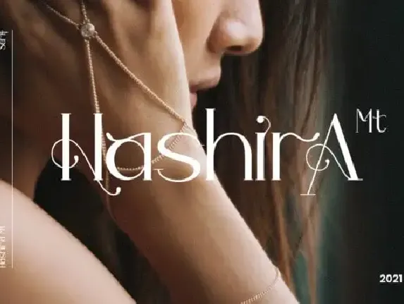 Hashira Mt Display font